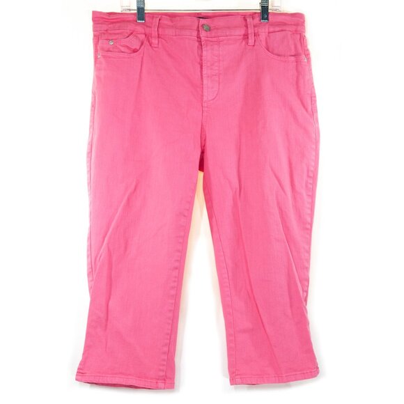 NYDJ pink crop 16 - Picture 1 of 4